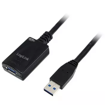 LogiLink 5,0m USB 3.0 M/F USB-kabel USB 3.2 Gen 1 (3.1 Gen 1) 5 m USB