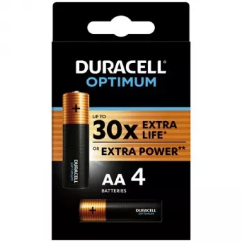 Duracell Optimum AA LR6 batterijen blister 4 stuks