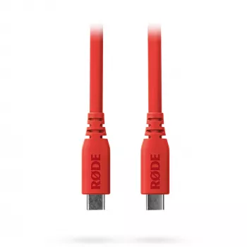 Rode SC27-R USB-C-naar-USB-C-kabel, USB 3.2 Gen1, rood (2 m, PD)