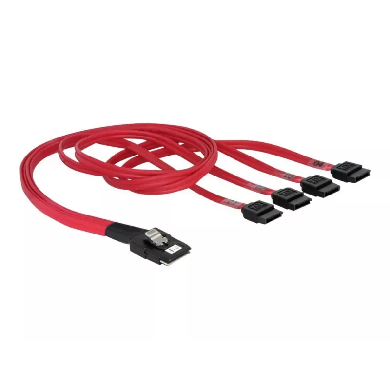 Delock - SATA- / SAS-kabel - 4-lane - SATA (v) naar 36 PIN 4iMini MultiLane (m) - 50 cm (83057)