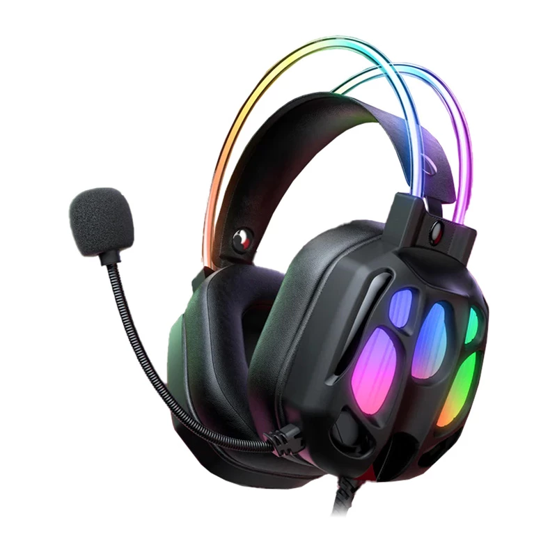 Gaming-headset Onikuma X89 — bedrade over-ear-headset, zwart, model X89