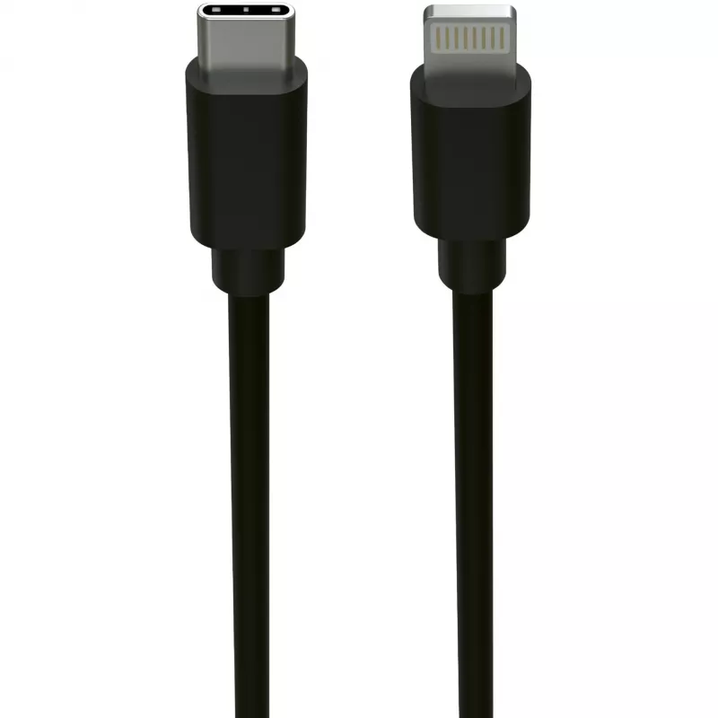 Telefoonkabel Ansmann 1700-0106 zwart USB C Lightning 0,12 m