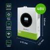 Qoltec hybride zonne-omvormer off-grid 11000W
