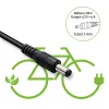 Oplader QOLTEC 36V–42V 4A voor e-bike, DC-stekker 5,5×2,1 mm
