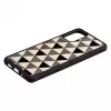 Hoes iKins voor Samsung Galaxy S20+ — zwart piramidedesign