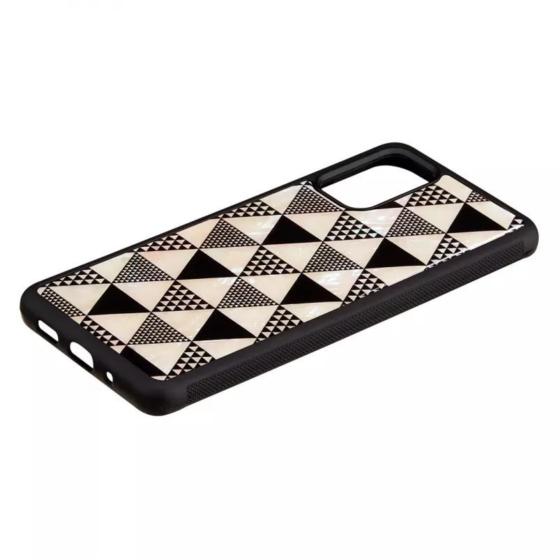 Hoes iKins voor Samsung Galaxy S20+ — zwart piramidedesign