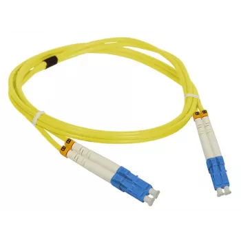 Alantec FOC-LCLC-9SMD-5 InfiniBand-/glasvezelkabel 5 m LC geel