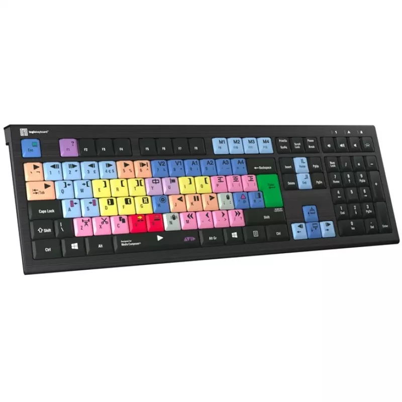 Logickeyboard Avid Media Composer ASTRA 2 verlicht toetsenbord PC UK (LKB-MCOM4-A2PC-UK)