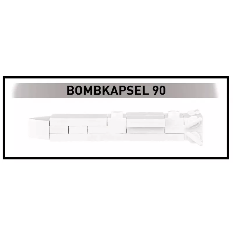Constructieset Cobi Blocks Saab AJS 3 Viggen 911-delig modelbouwset, 911 onderdelen