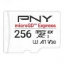 MicroSDXC-geheugenkaart PNY microSD Express 256 GB UHS‑I lezen 890 MB/s schrijven 750 MB/s U3 V30