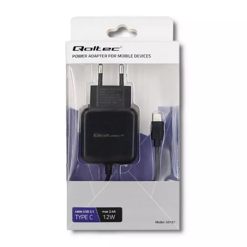 Oplader indoor Qoltec 50197
