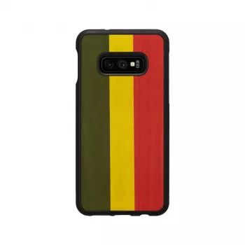 Smartphonehoesje man and wood voor Samsung Galaxy S10e, reggae zwart beschermhoes
