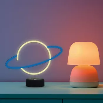 Manta SNL38BLT Style Neon Lights Planet decoratieve LED-lamp