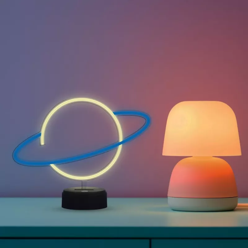 Manta SNL38BLT Style Neon Lights Planet decoratieve LED-lamp