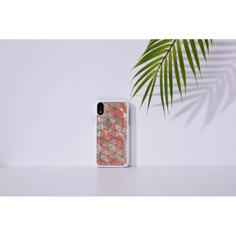 Smartphonehoesje iKins voor iPhone XR — diamant wit beschermhoes