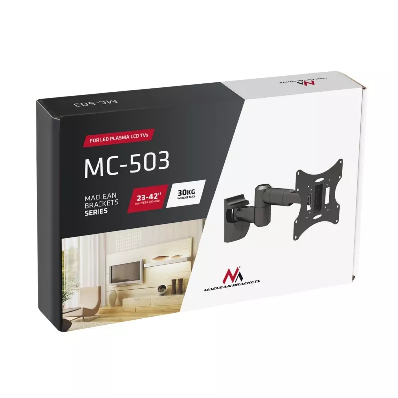 Maclean MC-503A verstelbare wandsteun voor 23 - 42 inch LCD tv LED plasma schermen