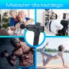 Massagepistool Extralink MSG-01-PRO 3800 t/min 6 opzetstukken