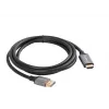 Lanberg CA-DPHD-20CU-0018-BK videokabel-adapter 1,8 m DisplayPort HDMI type A (standaard) zwart, zilver