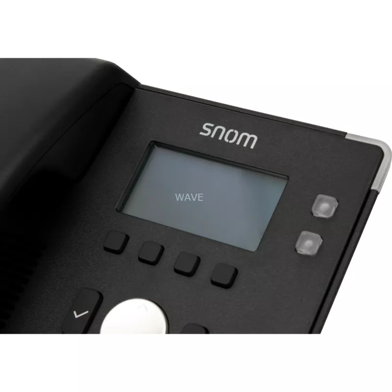 snom D120 - VoIP-telefoon - driewegconferentie - SIP - 2 kabels - zwart (4361)