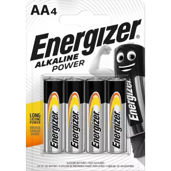 Alkaline AA wegwerpbatterij Energizer Classic 1,5V LR6 — 4 stuks, 50,5×14,5 mm, 23 g