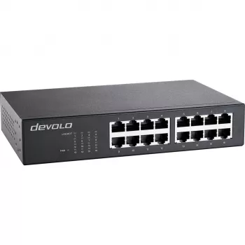 Ethernet-switch Devolo 16-poorts 16× Gigabit Ethernet