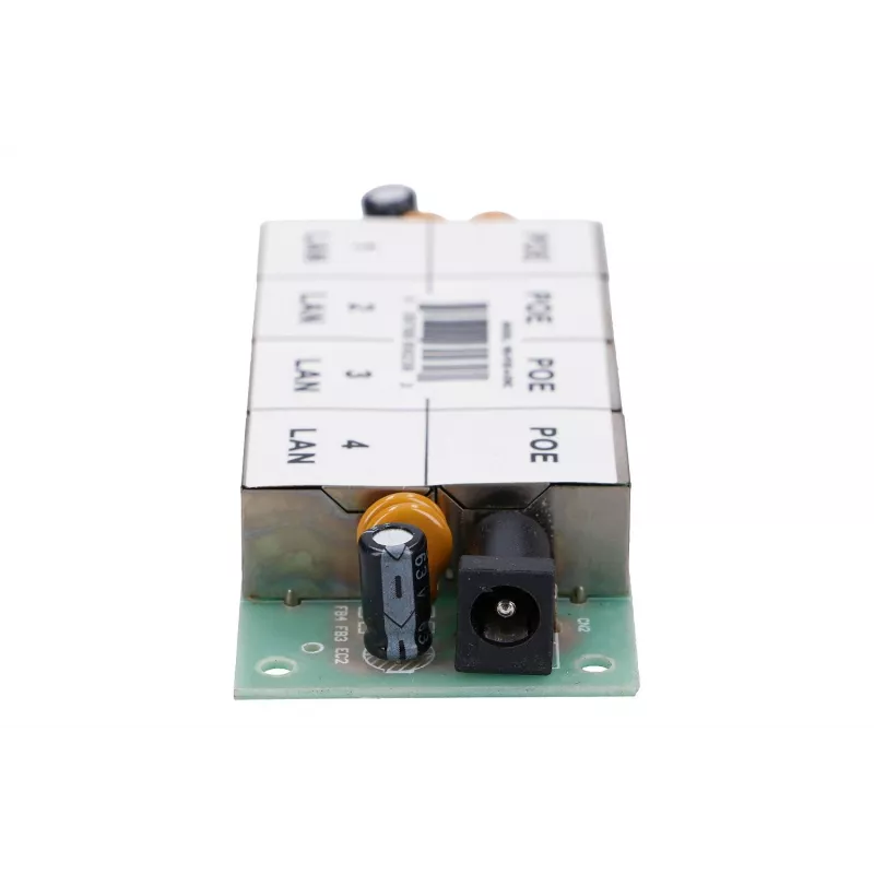 PoE-injector Extralink 4-poorts 4x 100 Mb/s RJ45, Fast Ethernet, 48 V, zonder behuizing