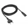 Akyga AK-RD-01A netsnoer CEE 7/16 naar IEC C7 (haaks), CCA, 1,5 m