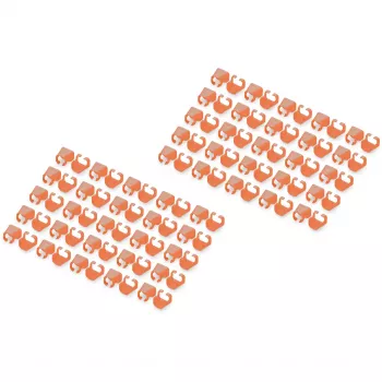 Kleurcoderingsclip Digitus Color Clips voor patchkabels A-CC-O oranje