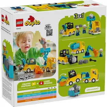 LEGO DUPLO 10475 3-in-1 Bouwplaatsvoertuigen
