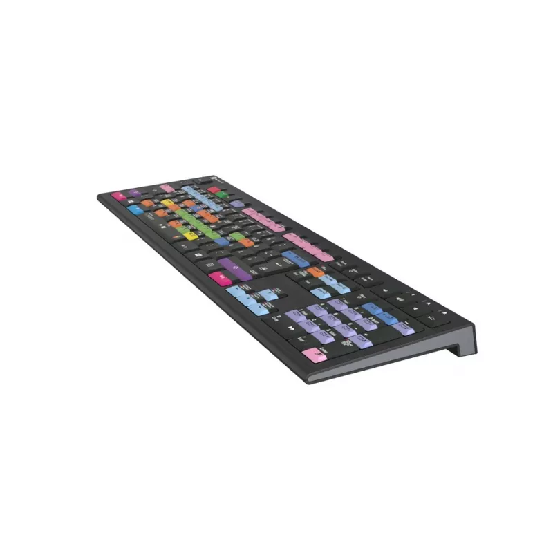 Toetsenbord Logickeyboard LKB-FLS-A2PC-DE Universeel USB QWERTZ Duits zwart