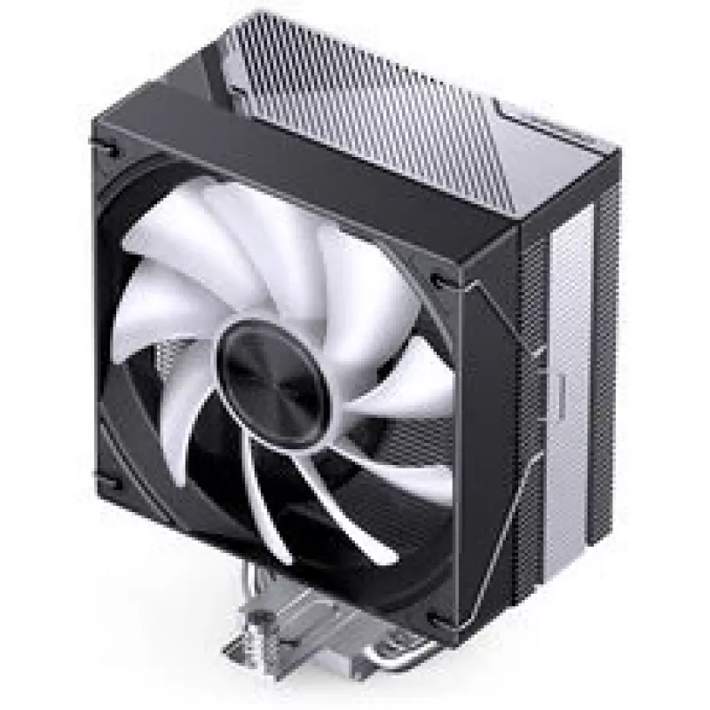 CPU-koeler Jonsbo CA40 zwart ARGB, 120 mm PWM-ventilator, 225 W TDP, zwart
