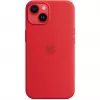Apple iPhone 14 siliconen case met MagSafe, (PRODUCT)rood