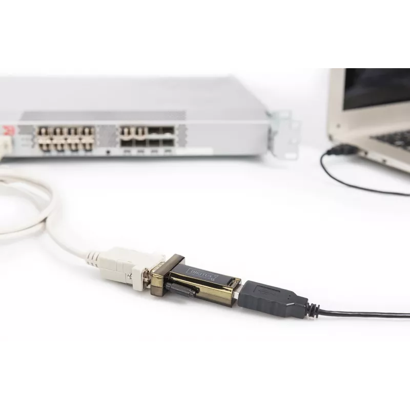 DIGITUS USB 2.0 naar serieel converter DSUB 9M incl. USB-A kabel 80cm FTDI chipset USB 2.0 naar RS232 (FT232RL)