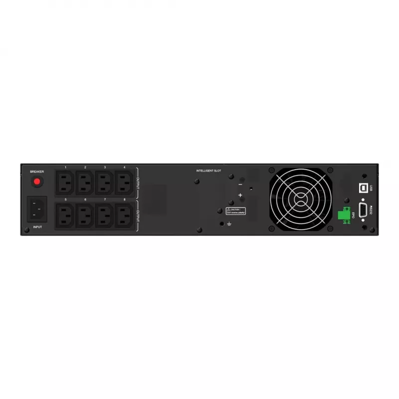 PowerWalker VI 1000 RLP Line-Interactive 1 kVA 900 W 8 AC-uitgangen