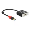 Videokabel-adapter DeLOCK 62736 USB Type-A naar HDMI 0,2 m zwart