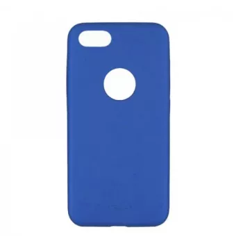 Telefoonhoesje Tellur slank kunstleren cover voor iPhone 8 — blauw, slanke beschermhoes