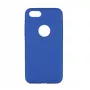 Telefoonhoesje Tellur slank kunstleren cover voor iPhone 8 — blauw, slanke beschermhoes