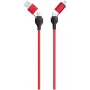USB-kabel 2GO 797370 1,2 m USB A/USB C USB C/Lightning zwart rood