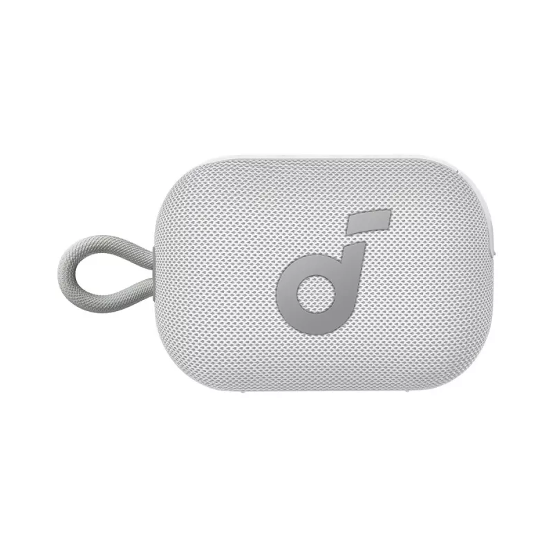 Partyluidspreker Soundcore Select 4 Go – wit, 5 W RMS, IP67, 18 u accu, draagbaar