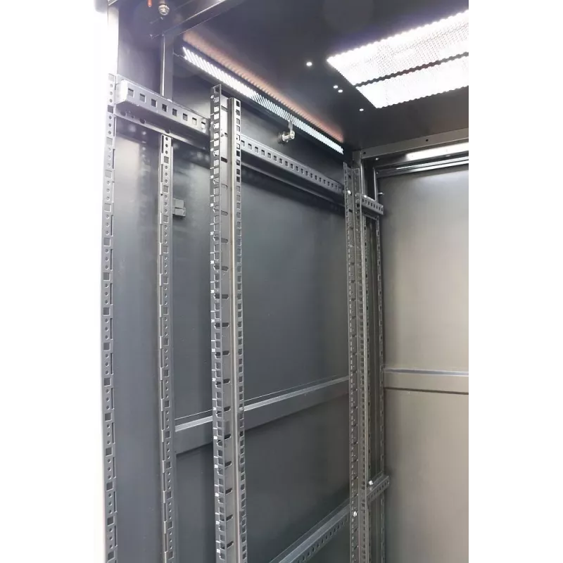 Vrijstaande rack Extralink rackmount-kast 42U 600x800 zwart