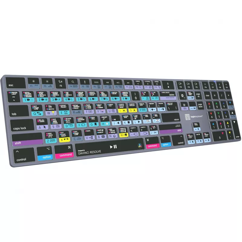 Logickeyboard LKB-RESB-TM-UK Office Bluetooth QWERTY toetsenbord grijs titanium