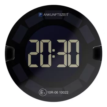 Elektronische parkeerschijf OOONO P-Disc No3 zwart touch-bediening