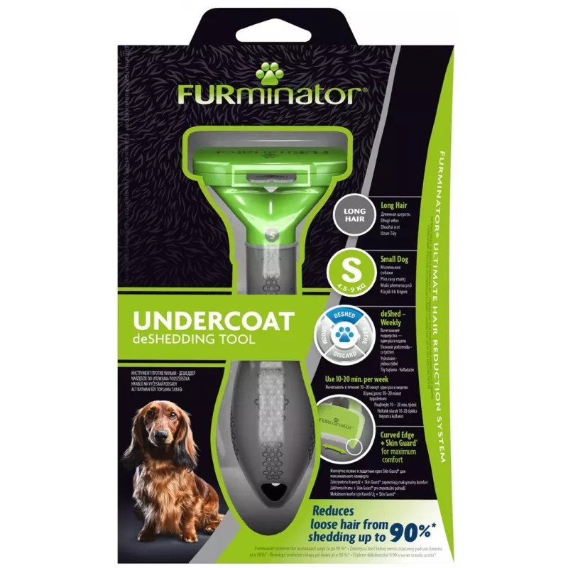 FURminator deShedding comb S voor langharige honden