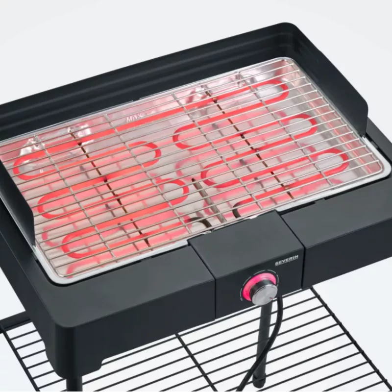 Severin PG8566 barbecue & grill elektrisch zwart 2200 W (PG8566)