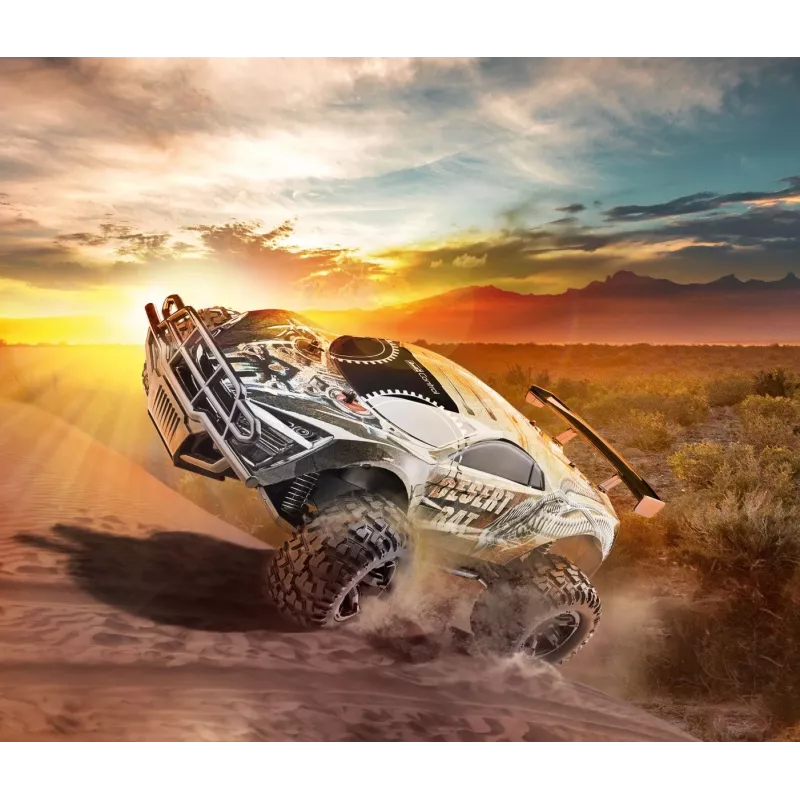 RC-auto REVELL Desert Rat (model 24442) – grijs-zwart op afstand bestuurd terreinvoertuig