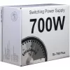 Inter-Tech SL-700 Plus - voeding (intern) - ATX12V 2.4 - AC 230 V - 700 Watt - actieve PFC (88882141)