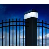 GB128 LED-solarlamp voor hekpalen en tuin, zwart - groen blauw