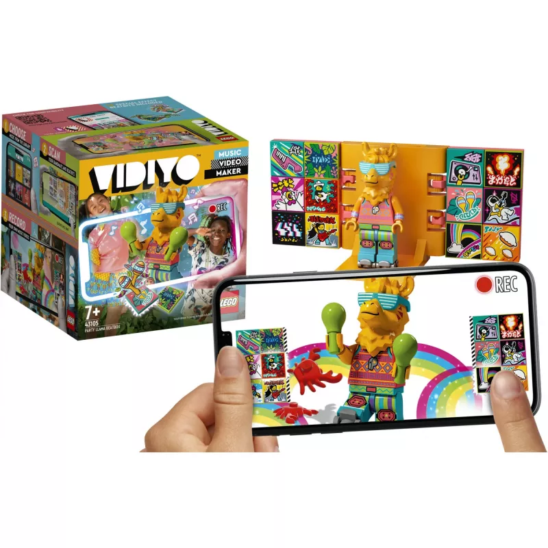 LEGO VIDIYO BeatBox 43105 Party Llama — interactieve muziek- en dansset