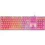 Deltaco GAM-021-RGB-P-DE - volledige grootte (100%) - USB - membraantoetsenbord - QWERTZ - roze