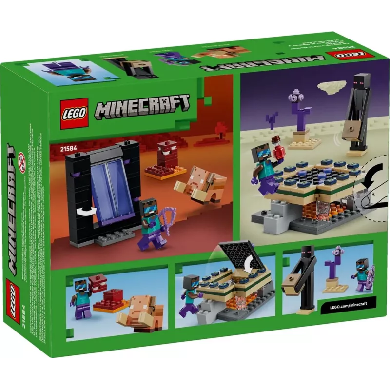 LEGO MINECRAFT 21584 reis door het Nether- en End-portaal